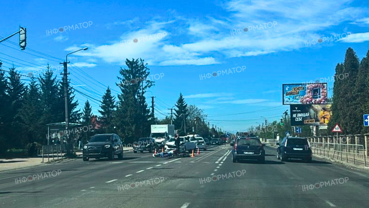 Фото до матеріалу: Мотоцикліста госпіталізували після ДТП на вулиці Крихівецькій у Франківську