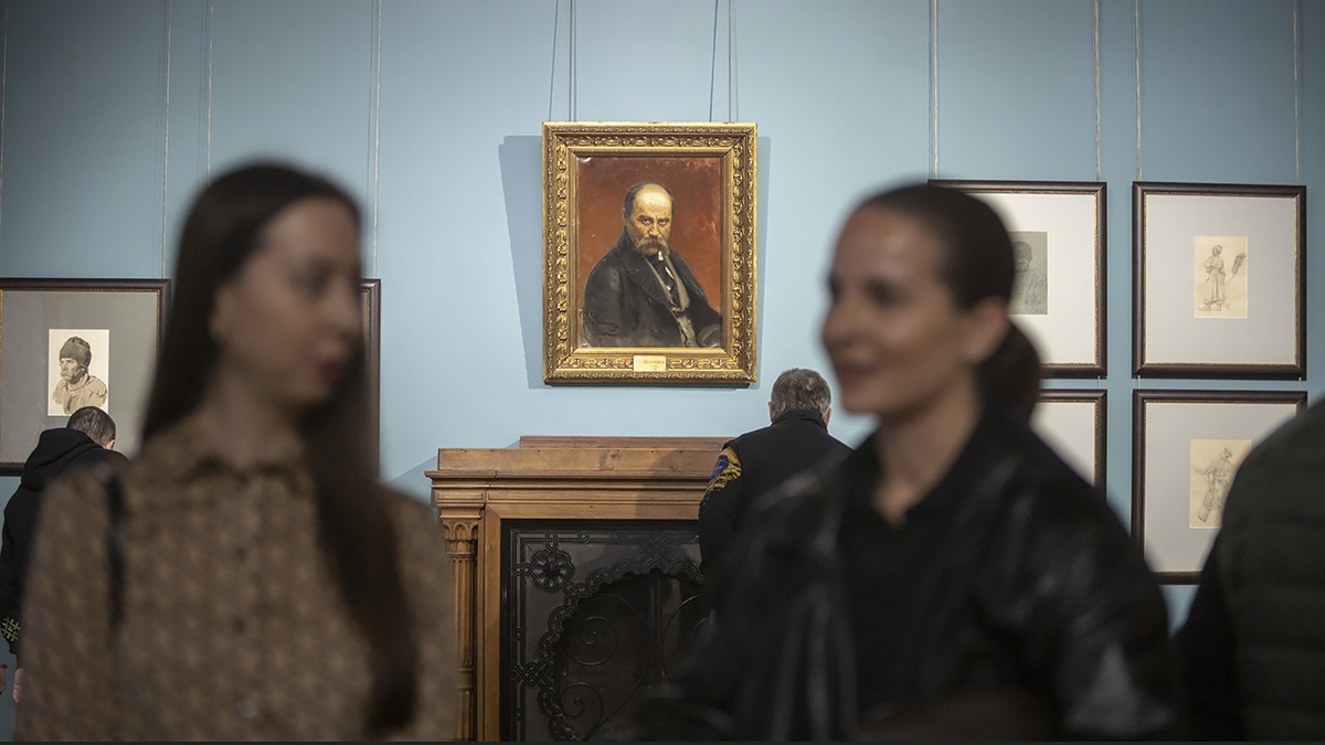 Фото до матеріалу: Виставка Іллі Рєпіна відкрилася в Києві