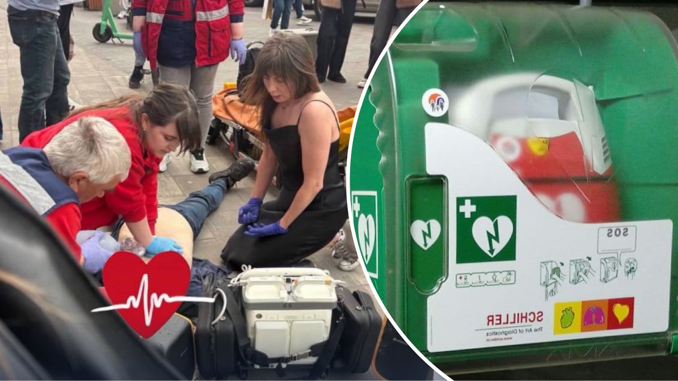 Фото до матеріалу: Чоловік помер біля метро «Політехнічний інститут»: скандал через відмову винести дефібрилятор