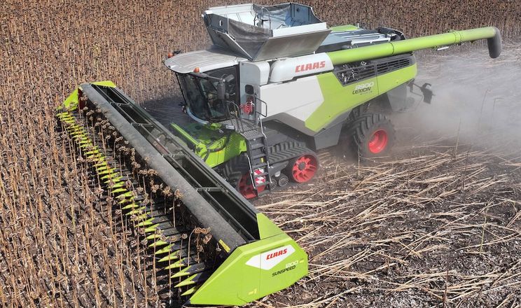 Фото до матеріалу: Claas розширює лінійку жаток Sunspeed для збирання соняшнику