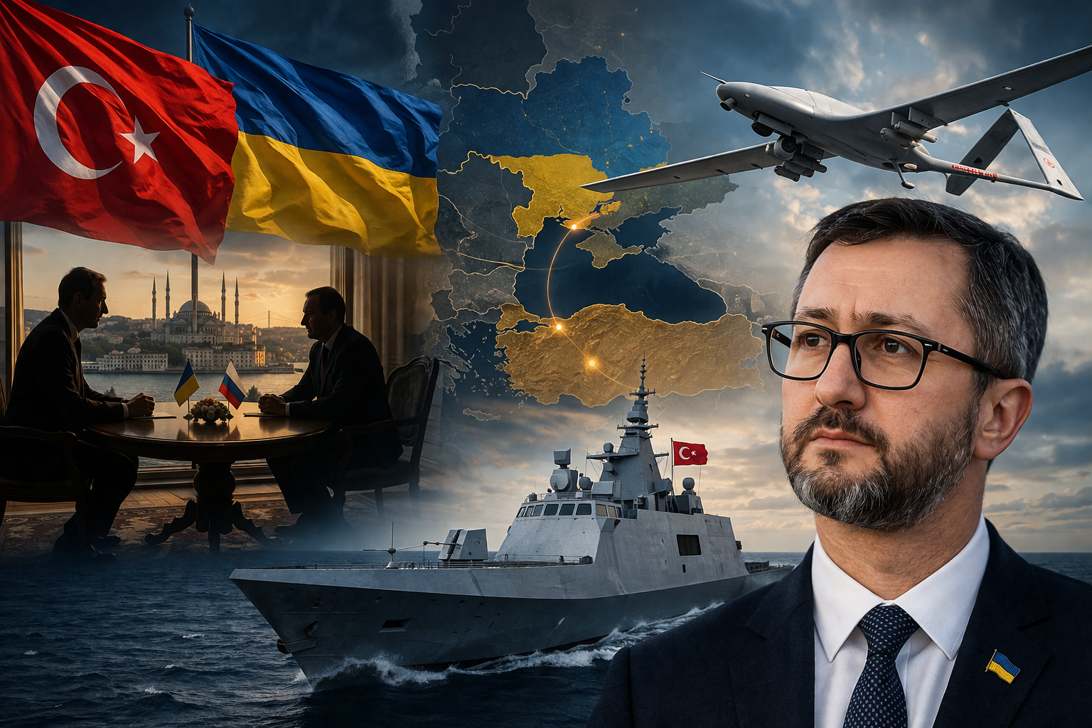 Фото до матеріалу: Туреччина готова звести Україну й Росію за столом переговорів: посол Джелял про реальну допомогу Анкари