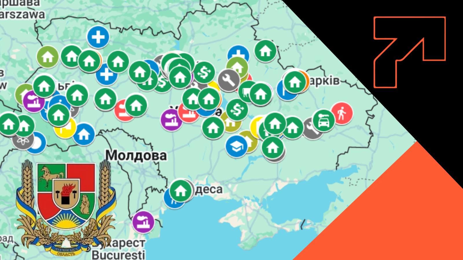 Фото до матеріалу: Мапа, яка повертає відчуття «ми є»: як релокована Луганщина знаходить себе знову