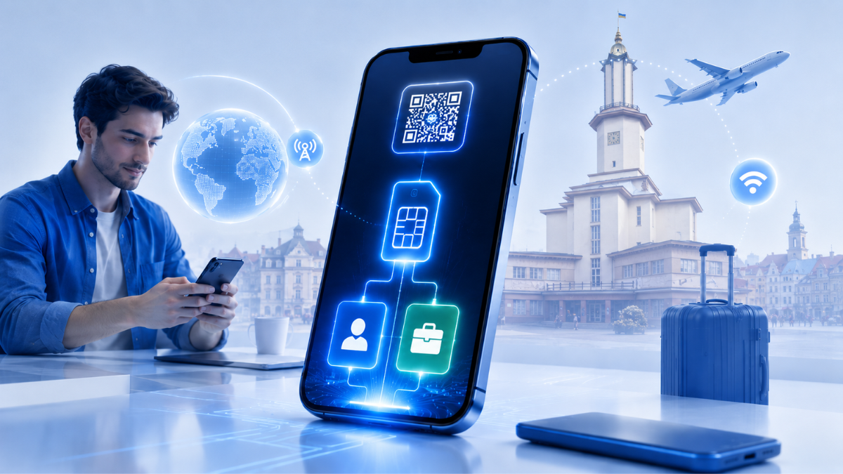Фото до матеріалу: e-SIM в Україні: як працює цифрова карта та кому вона найзручніша