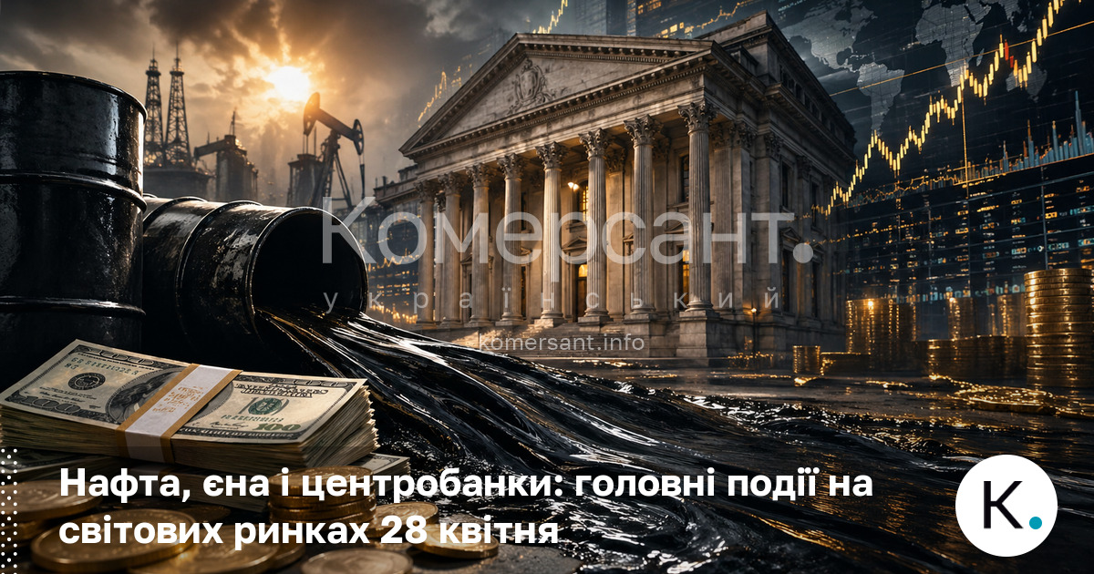 Фото до матеріалу: Нафта, єна та центробанки: головні події на світових ринках 28 квітня