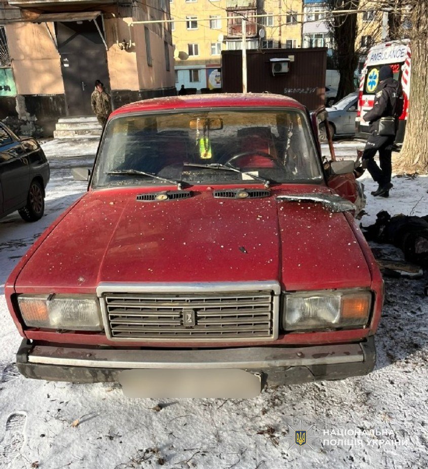 Фото до матеріалу: У Шахтарському вибухнув автомобіль: загинув чоловік