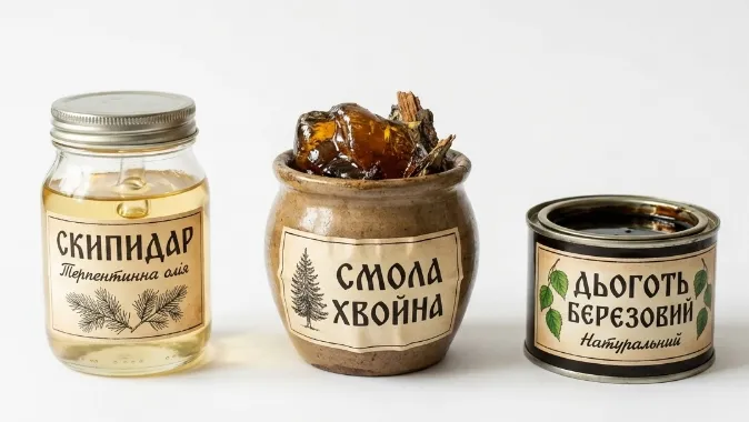 Фото до матеріалу: На Волині відшукані архівні фото зниклого села з унікальним промислом смолеваріння
