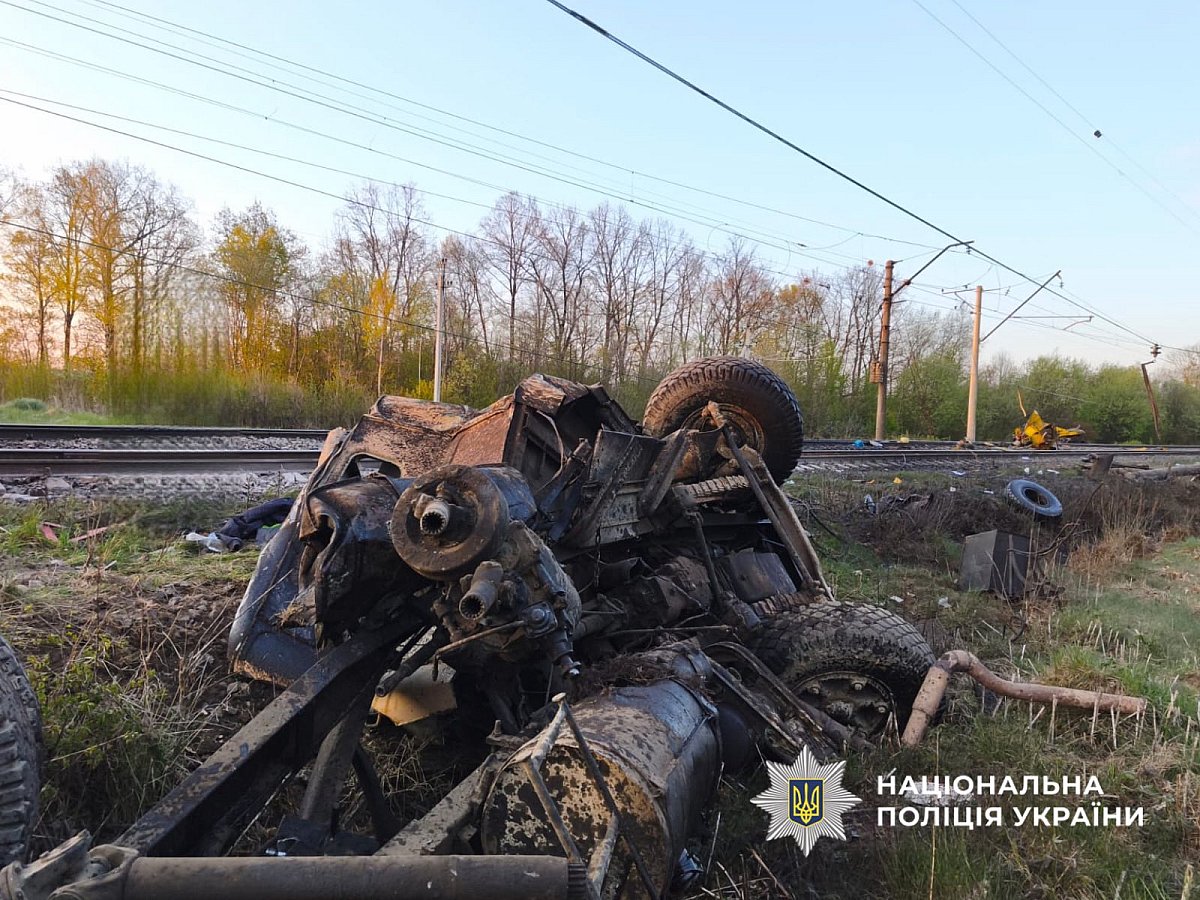 Фото до матеріалу: ДТП на залізничному переїзді у Львівській області: загинули двоє