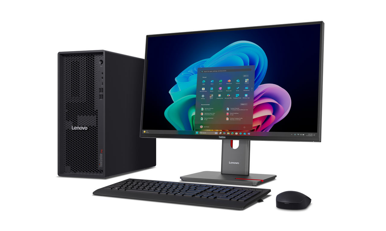 Фото до матеріалу: Lenovo ThinkStation P4 з AMD та Blackwell: перша робоча станція для гібридного ШІ в Україні