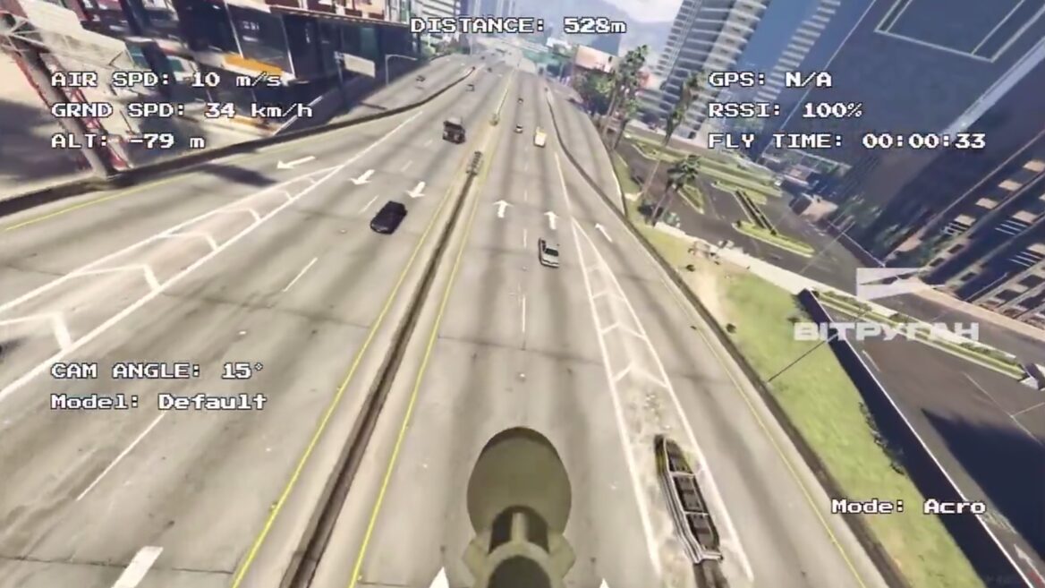 Фото до матеріалу: Українські розробники втекли з GTA V: у грі тепер працюють FPV-дрони та справжні пульти