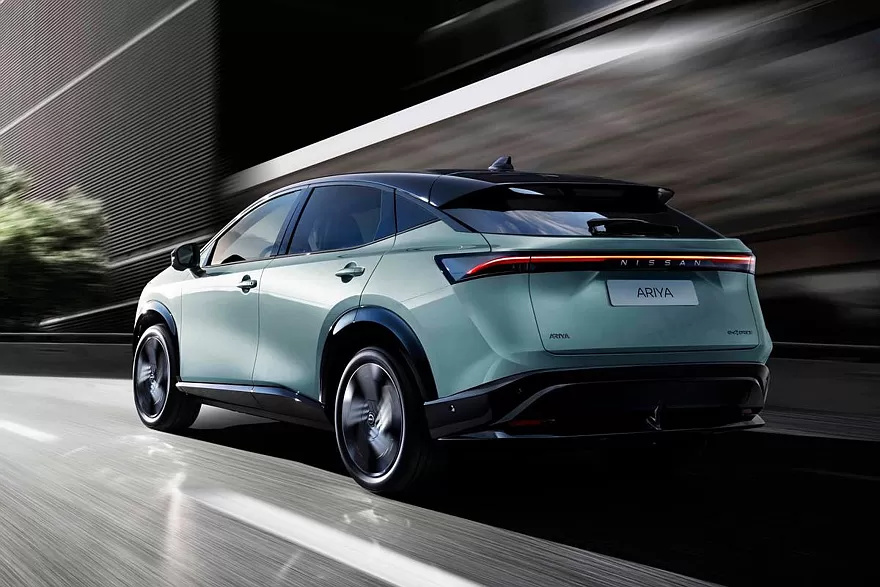 Фото до матеріалу: Оновлений Nissan Ariya з'явився в Європі: новий дизайн, Google-мультимедіа та запас ходу до 530 км