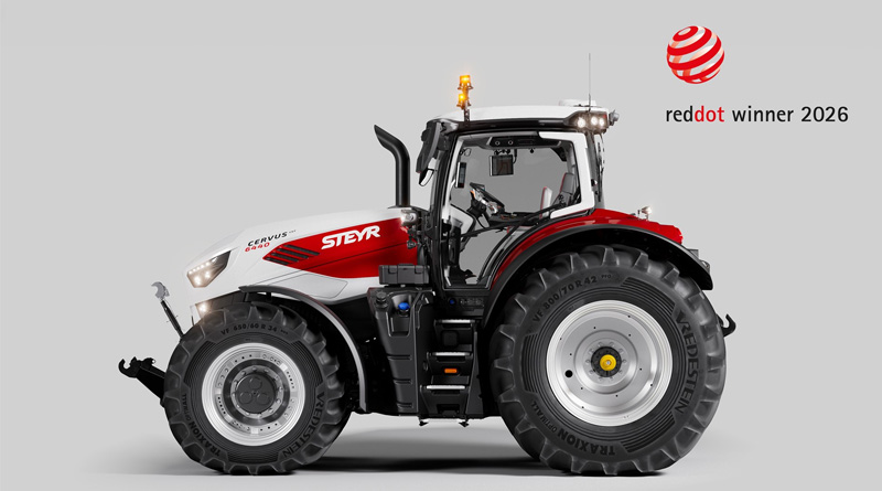 Фото до матеріалу: Трактори STEYR Cervus CVT отримали престижну премію Red Dot Design Awards