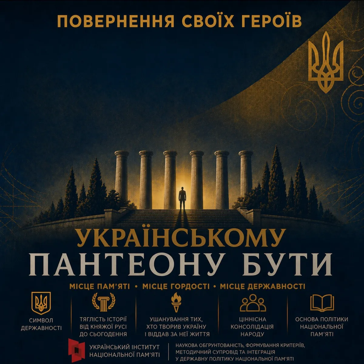 Фото до матеріалу: В Україні створять національний Пантеон: Зеленський підписав ініціативу