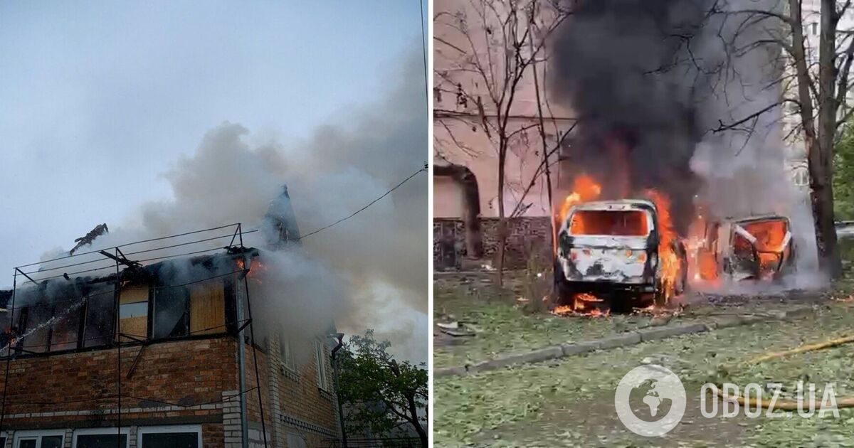 Фото до матеріалу: Росія розпочала комбіновану повітряну атаку на Україну: жертви, пожежі та загроза критичній інфраструктурі