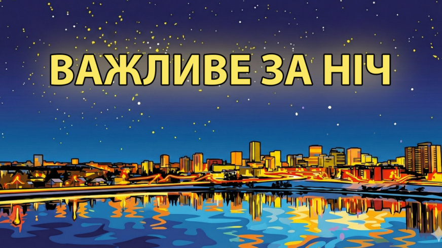Фото до матеріалу: ВАЖЛИВЕ ЗА НІЧ
