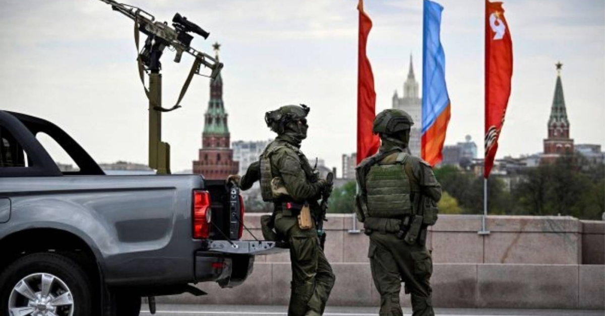 Фото до матеріалу: Парад у Москві скорочено вдвічі через загрозу дронів