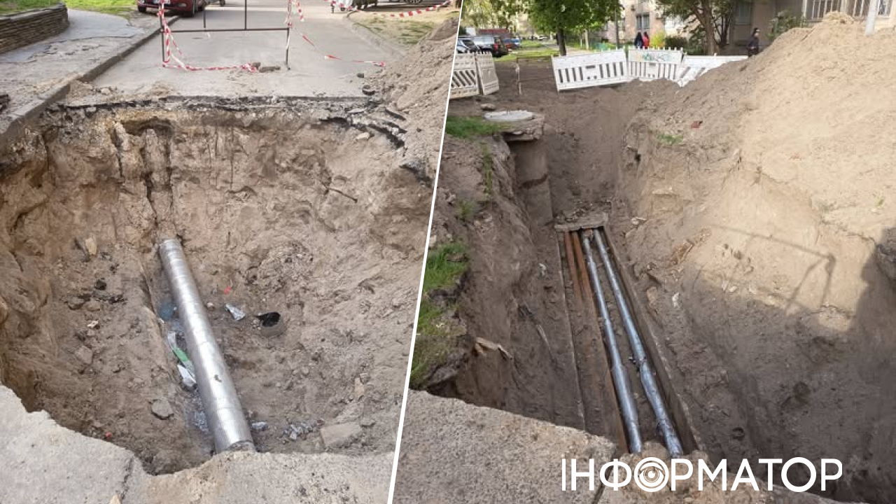Фото до матеріалу: Гаряча вода пішла в підпілля: мешканці Києва місяцями чекають ремонту труб
