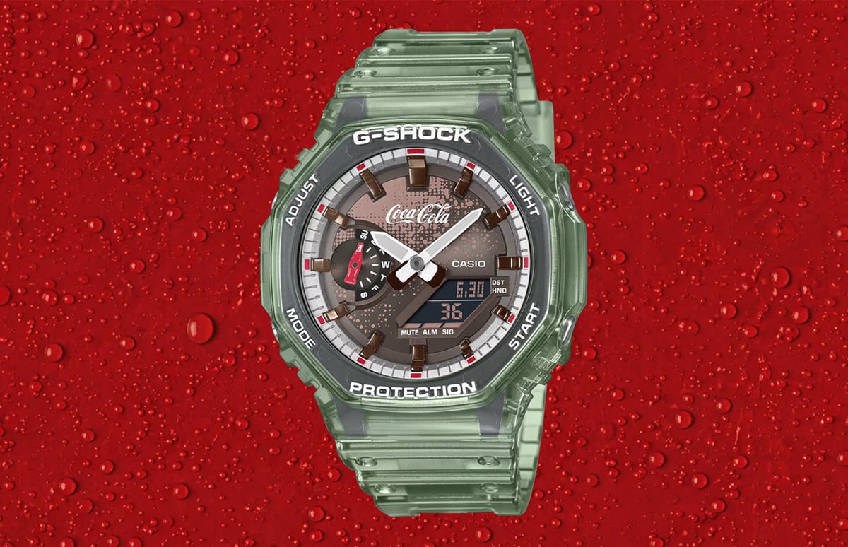 Фото до матеріалу: Casio випустила годинник G-Shock на честь 140-річчя Coca-Cola