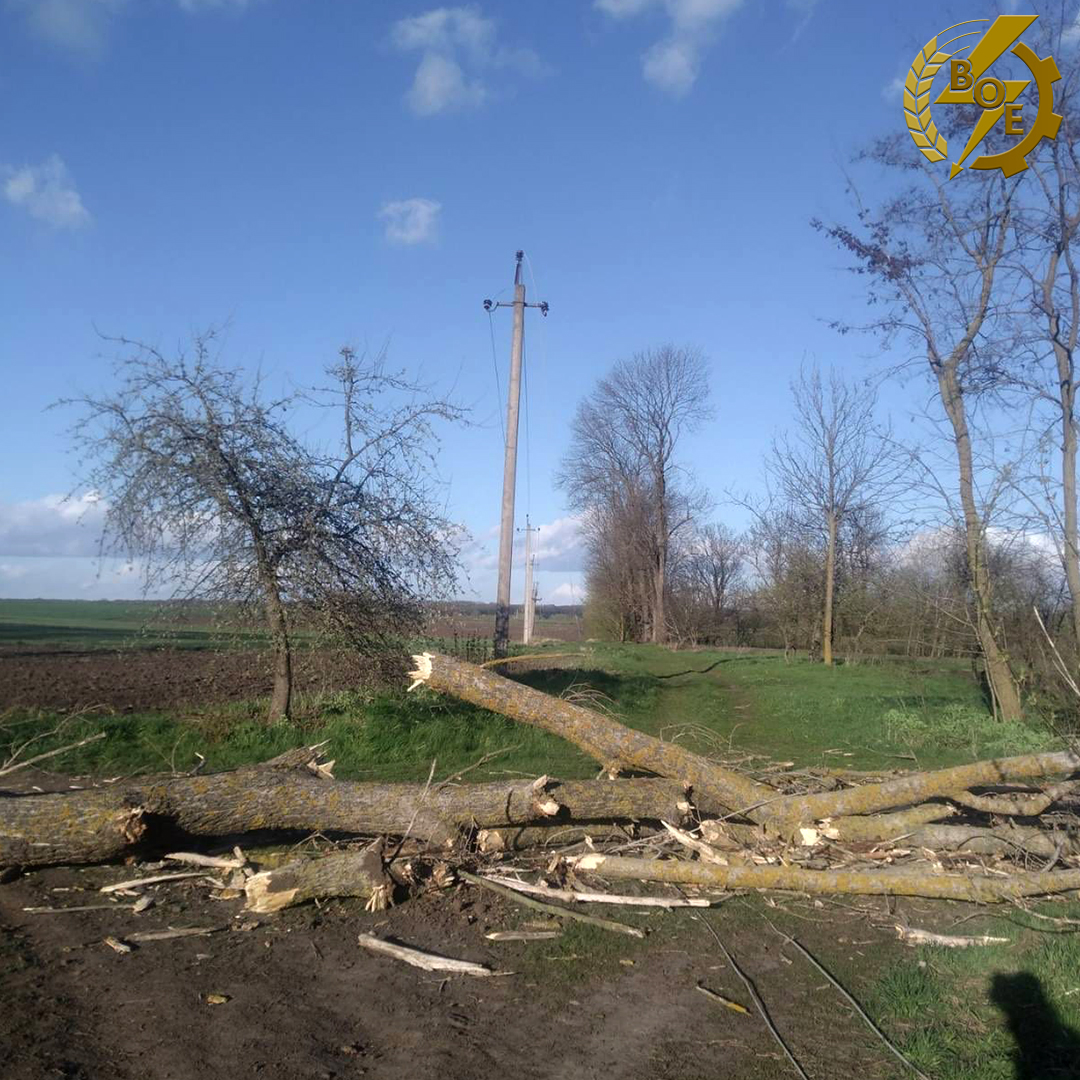 Фото до матеріалу: Вінницькі енергетики відновлюють світло: ситуація після сильної негоди