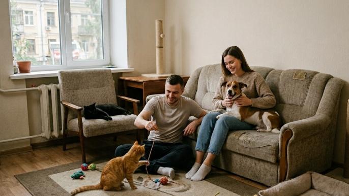 Фото до матеріалу: Київ очолив рейтинг pet-friendly оренди: скільки коштує житло з твариною