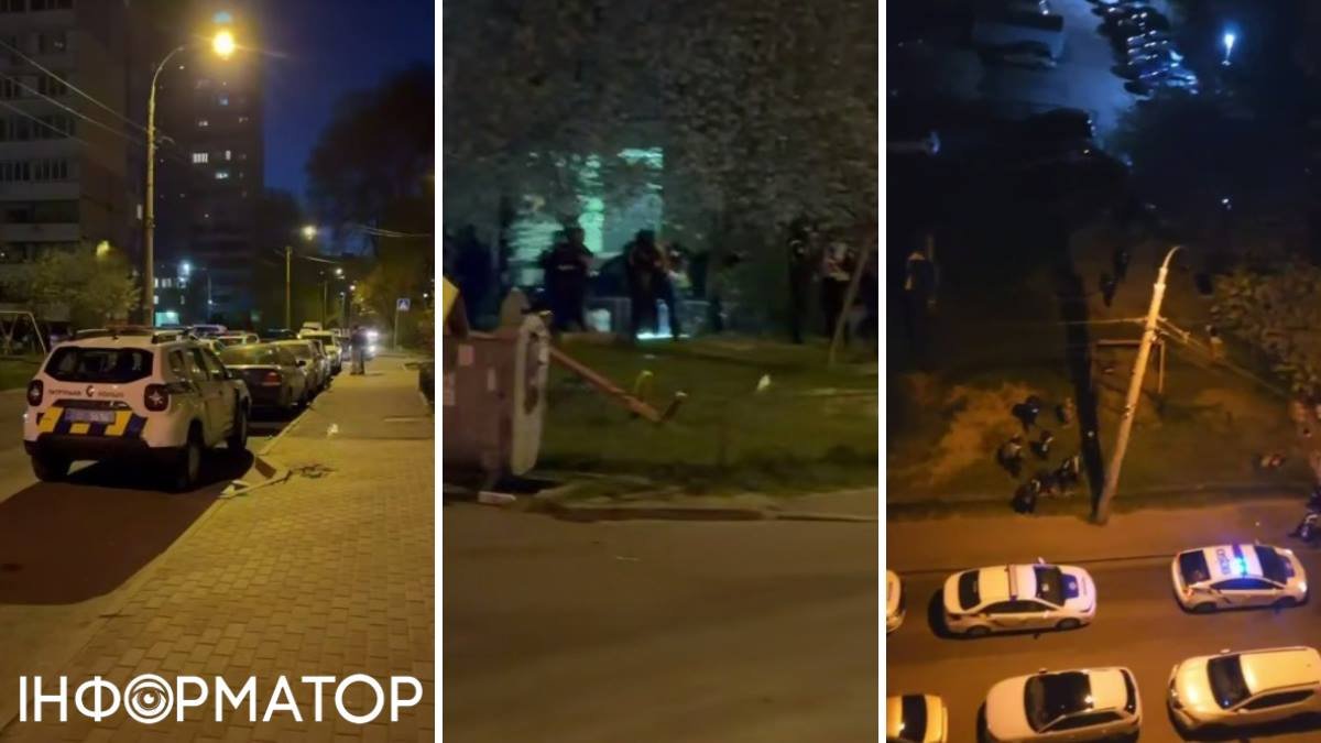 Фото до матеріалу: У Святошинському районі Києва сталася стрілянина: підозрюваний у однострої та нетверезому стані