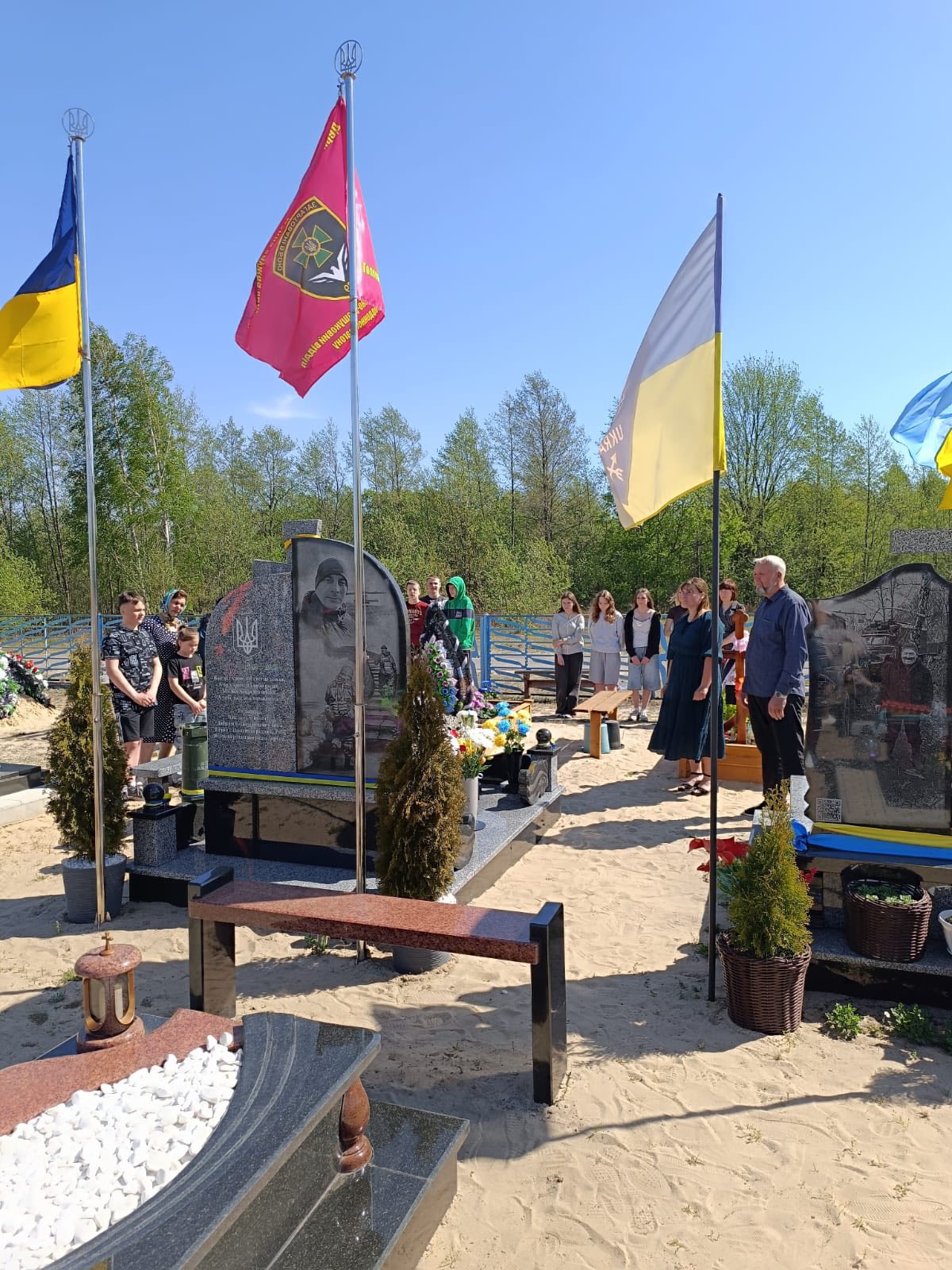 Фото до матеріалу: Треті роковини загибелі Олександра Жипи: вшанування пам'яті захисника з села Мельники