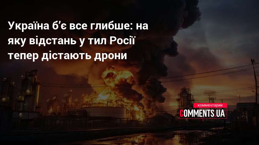 Фото до матеріалу: До 1750 км углиб Росії: у Міноборони розповіли, куди тепер долітають українські дрони