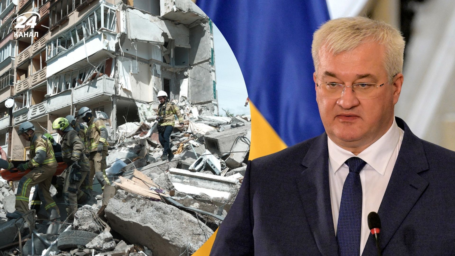 Фото до матеріалу: Сибіга скликає Радбез ООН через масований обстріл Києва: всі посли прийдуть на місце удару