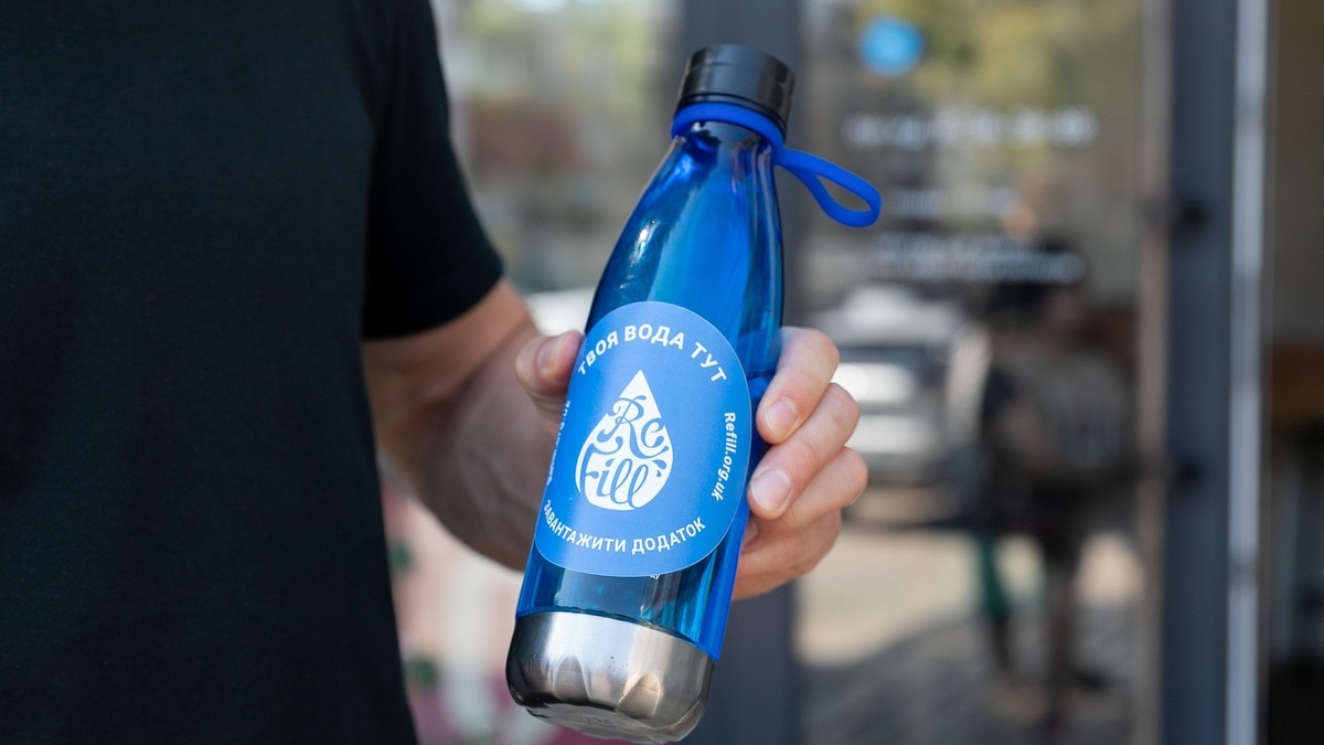 Фото до матеріалу: Київ долучився до міжнародної програми Refill для зменшення пластику