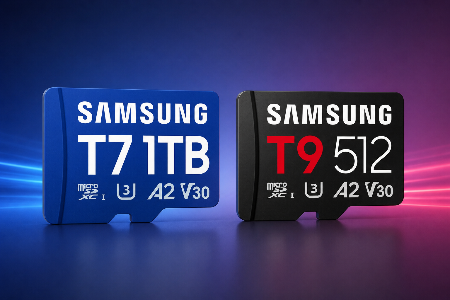 Фото до матеріалу: Samsung представила нові microSD карти серій T7 та T9: зміна назв та технічні деталі