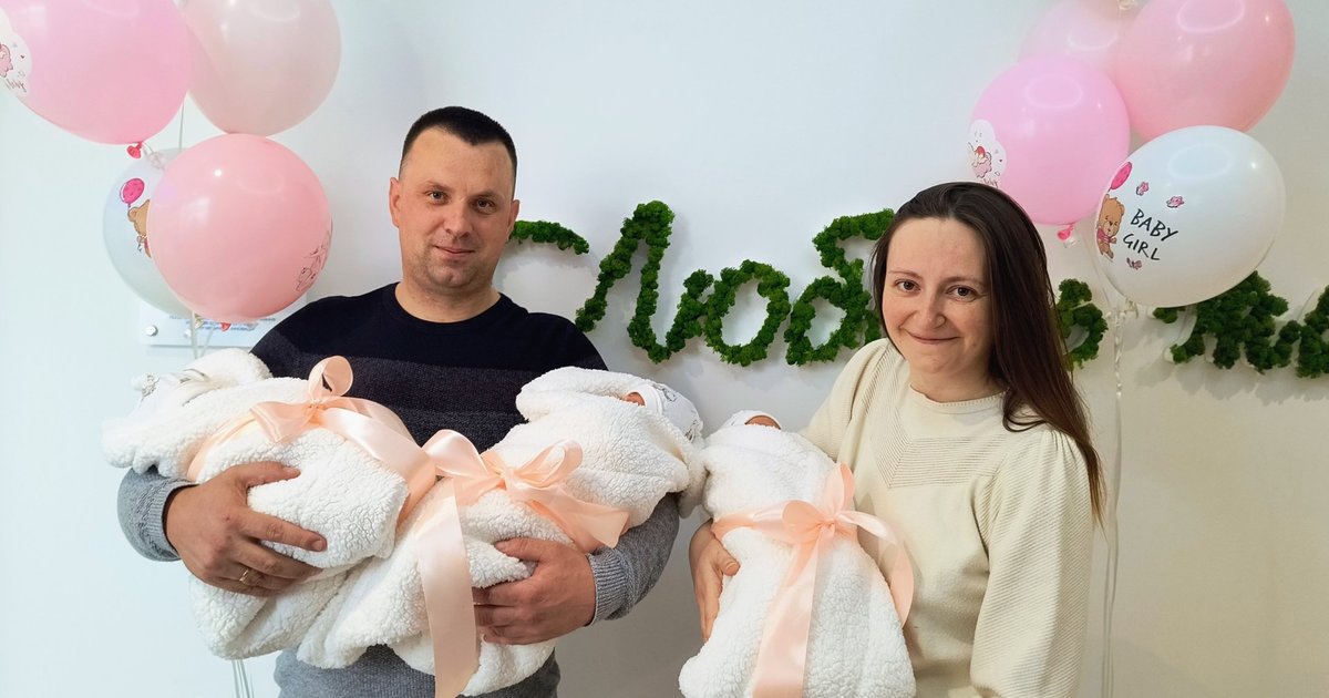 Фото до матеріалу: У Львівській лікарні Святого Миколая народилася перша природна трійня