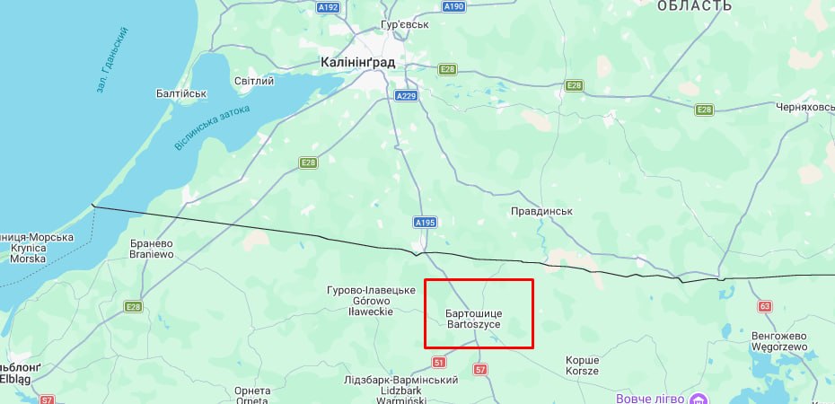 Фото до матеріалу: Вчора у Польщі знайшли розвідувальний дрон на кордоні з Калінінградською областю рф