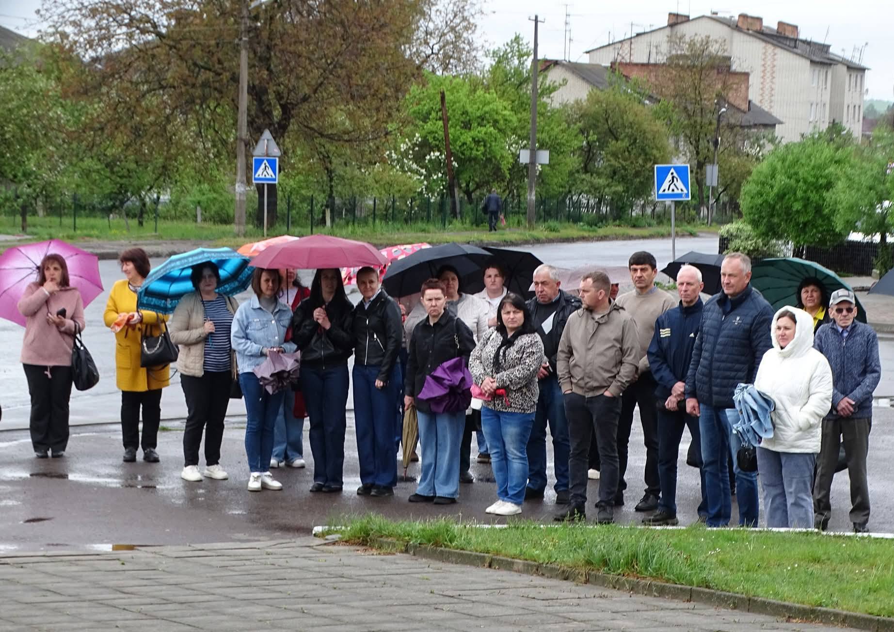 Фото до матеріалу: У Турійську вшанували пам'ять жертв Другої світової війни