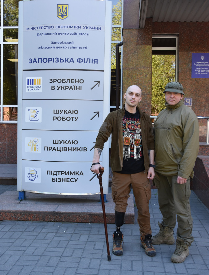 Фото до матеріалу: Ветеран «Лакі» з Запоріжжя стає кар'єрним консультантом для захисників