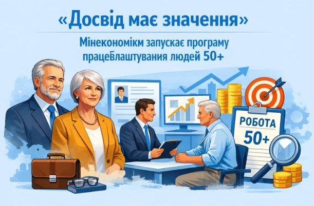 Фото до матеріалу: Запоріжців віком 50+ запрошують до нової програми працевлаштування