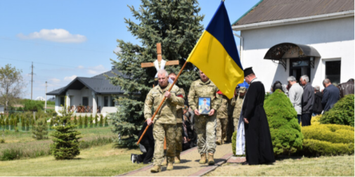 Фото до матеріалу: У Луцькій громаді попрощалися з загиблим на Курщині воїном Миколою Лясковським