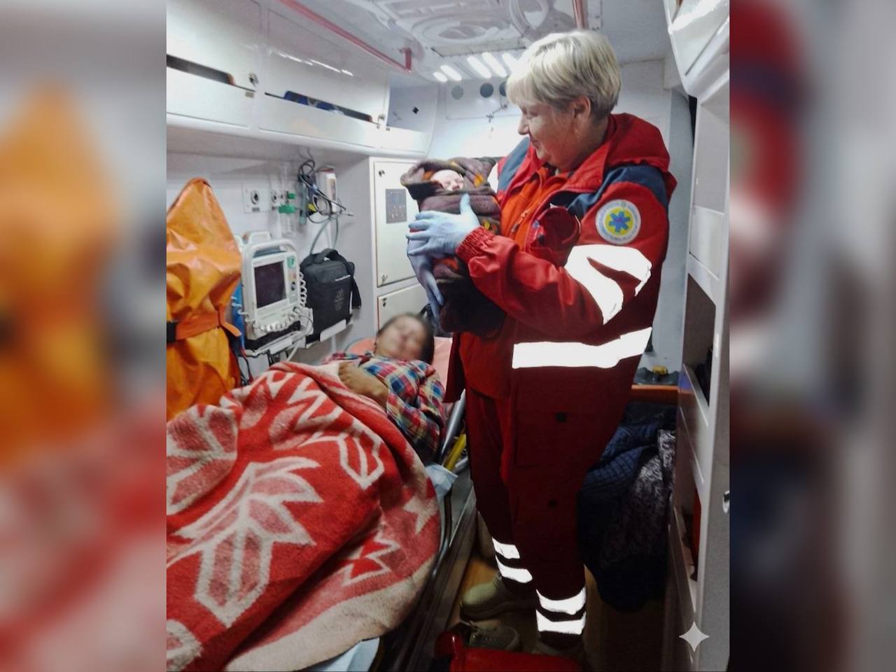 Фото до матеріалу: Стрімкі пологи вдома: у Васильківській громаді народилося сьоме дитя