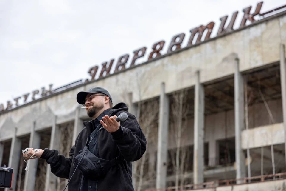 Фото до матеріалу: Гурт «ДК Енергетик» записав виступ у Прип'яті до мініальбому про Чорнобиль