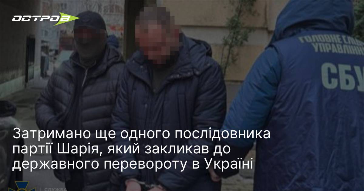 Фото до матеріалу: Затримано ще одного послідовника партії Шарія, який закликав до державного перевороту в Україні