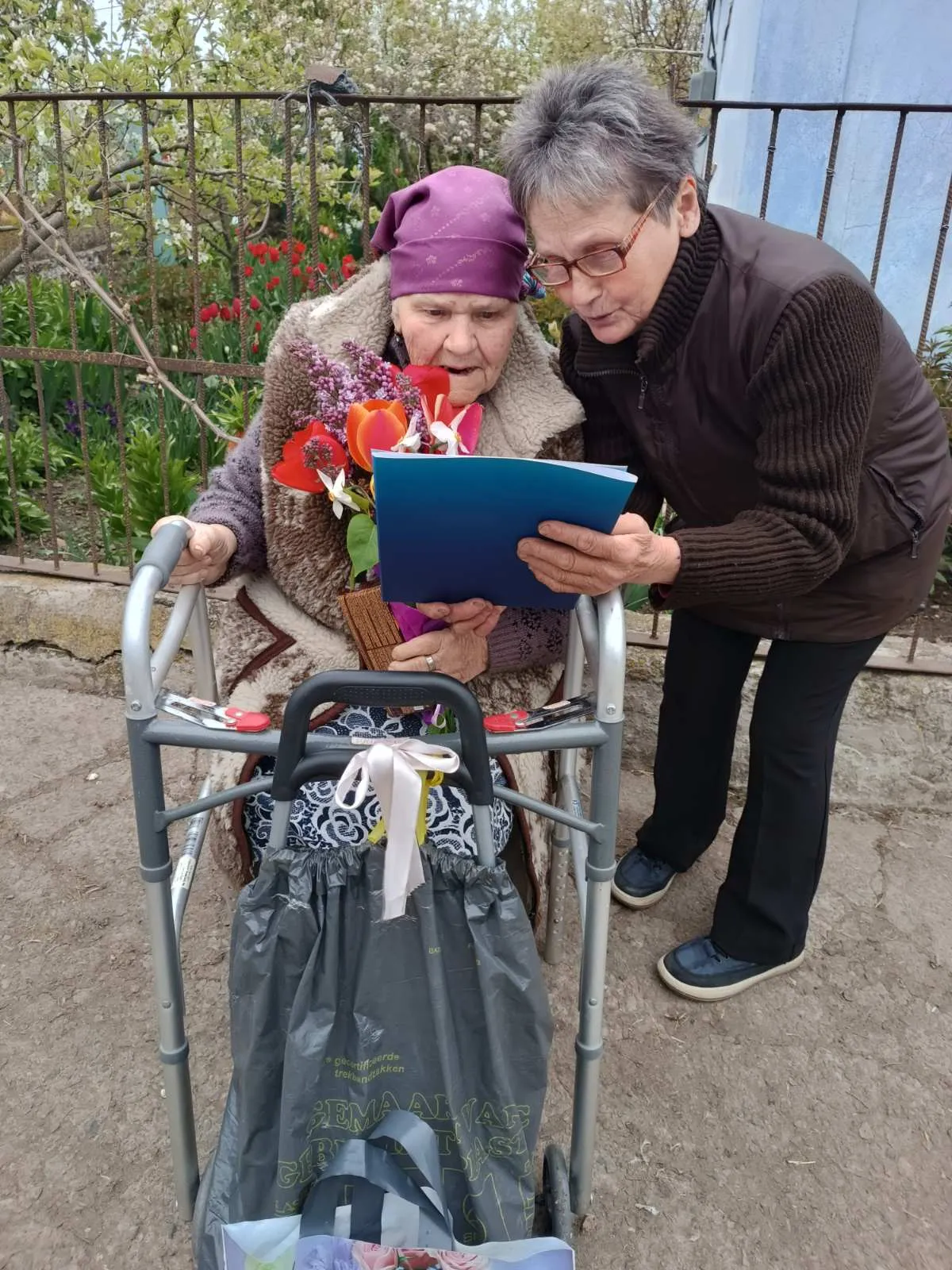 Фото до матеріалу: 90-річчя у Баштанці: ювілей мешканки Раїси Левицької