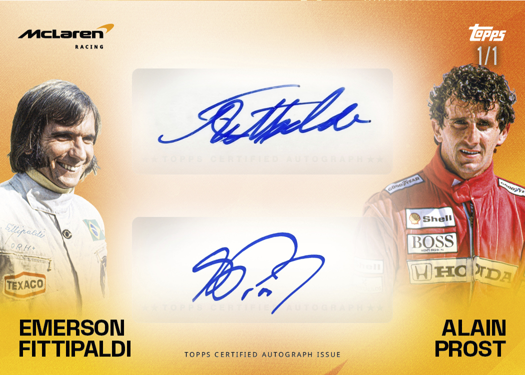 Фото до матеріалу: McLaren та Topps: нове партнерство з реліквіями Формули-1