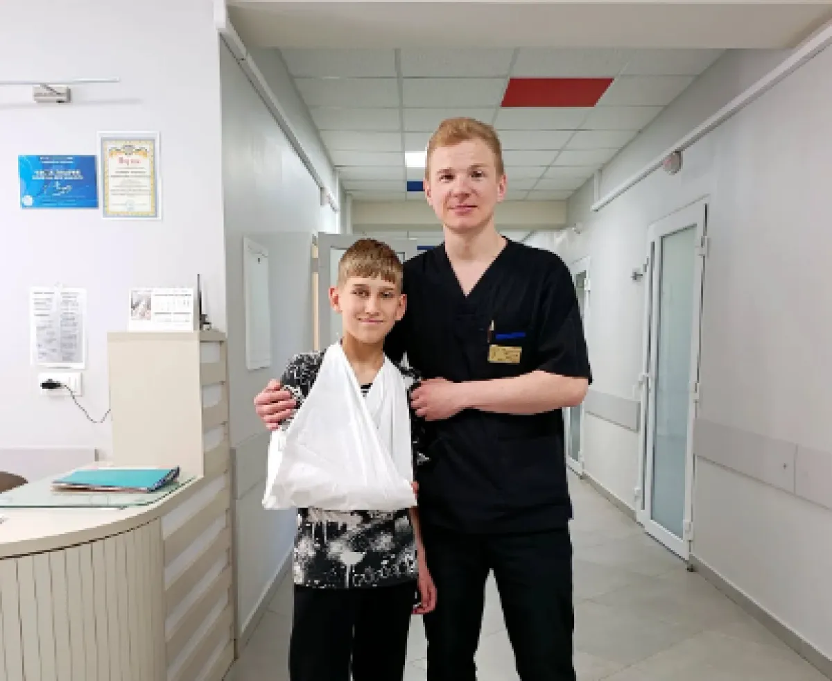 Фото до матеріалу: Хлопчик травмувався на перерві: у Володимирі провели унікальну операцію