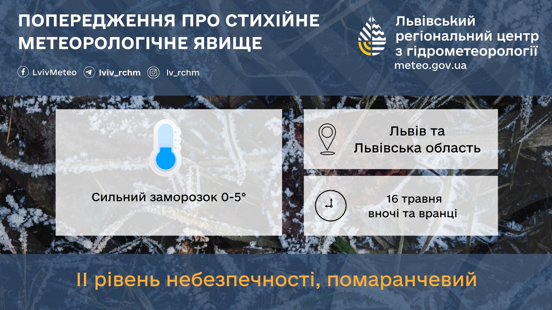 Фото до матеріалу: На Львівщині очікуються заморозки: що потрібно знати мешканцям області