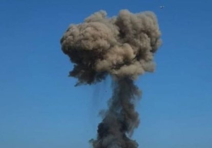 Фото до матеріалу: У Латвії впали два безпілотники з Росії: один поруч із нафтосховищем