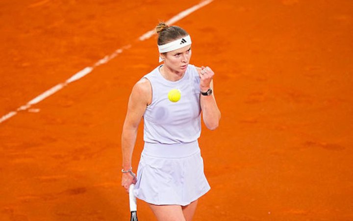 Фото до матеріалу: Світоліна обіграла Рибакіну та вийшла у півфінал WTA 1000 у Римі