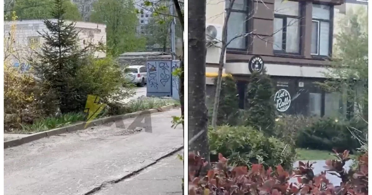 Фото до матеріалу: Сніг у Києві 28 квітня: місто засипало сніговими пластівцями під час сильної негоди