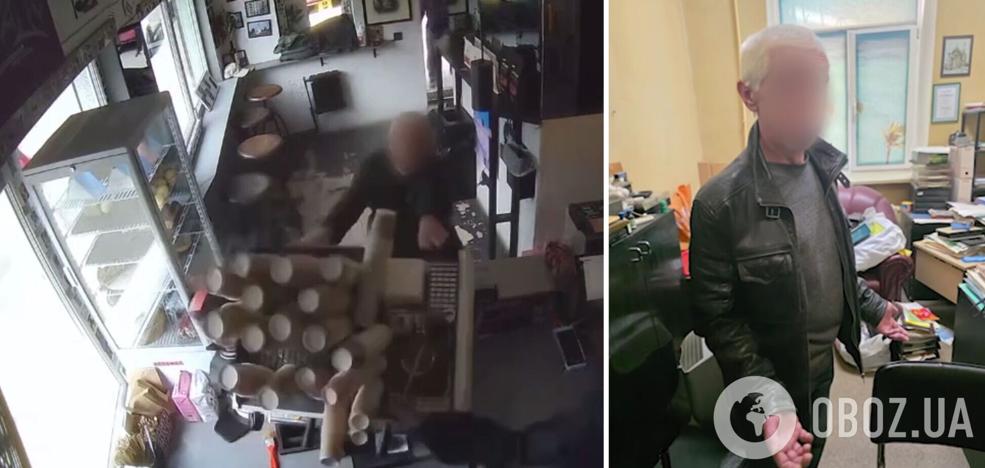 Фото до матеріалу: У Києві чоловік розтрощив обладнання кав'ярні та травмував баристу