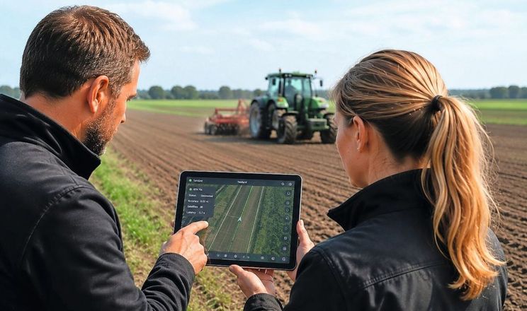 Фото до матеріалу: Трактори тепер мають власний «інтернет»: TerraGrid запустила незалежну систему моніторингу RTK