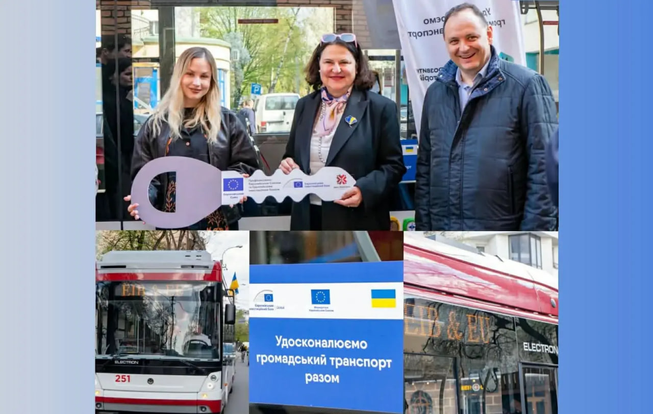 Фото до матеріалу: Івано-Франківськ отримав 9 сучасних дуобусів: нові маршрути та безбар'єрність