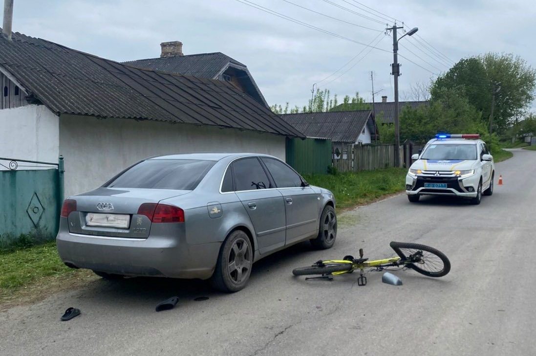 Фото до матеріалу: На Городенківщині авто збило 10-річного велосипедиста