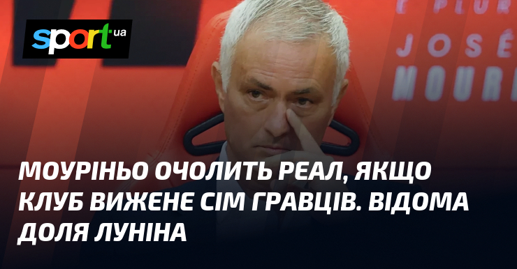 Фото до матеріалу: Моуріньо готовий очолити «Реал» лише за умови масового продажу гравців